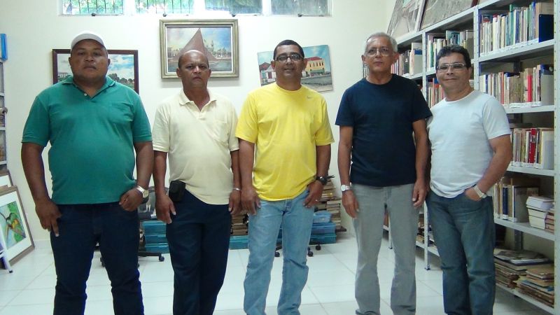 Francisco, Henrique, Ferro Cristo, Cristovam Sena e  Ailton Oliveira 